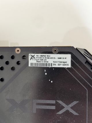 XFX AMD RX580 4GB - Scheda video Difettosa