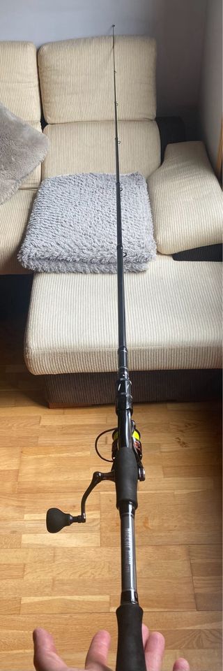 Canna da spinning in carbonio da 270 cm