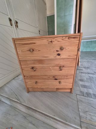 Cajonera madera 3 cajones