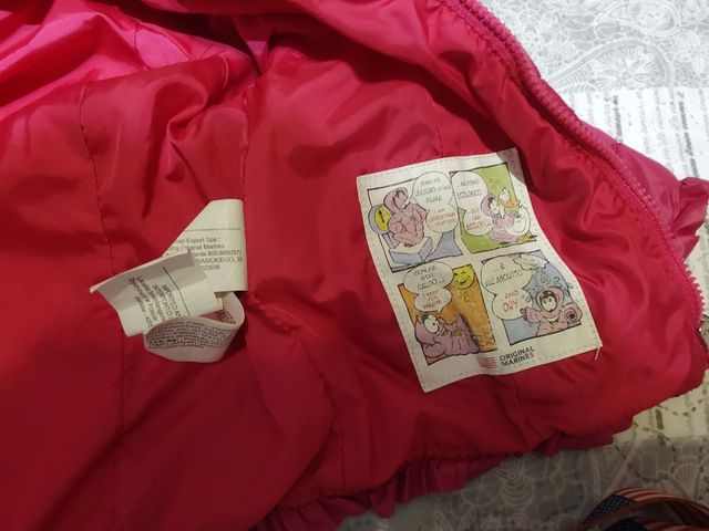 Giubbotto rosa neonata 6-9 mesi