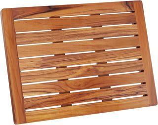 Alfombra Ducha Teca Marrón