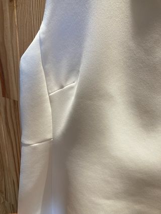 Vestido blanco Zara - Talla S