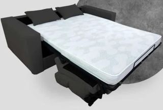 Sofá cama gris antracita - 2 plazas, matrimonio 13