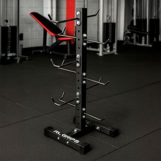 Soporte de pesas gimnasio - 12 ganchos