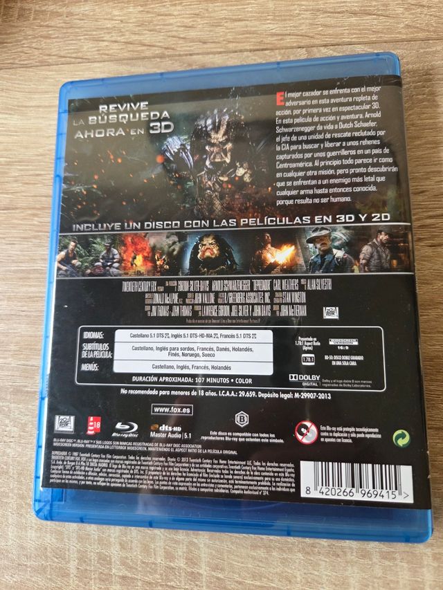 Depredador Blu-ray 3D