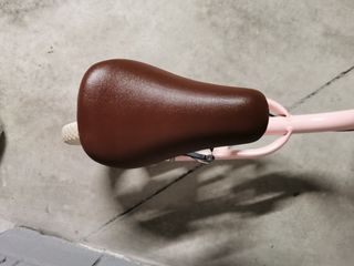 Bicicleta sin pedales rosa