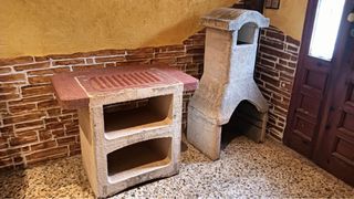 Barbacoa-Horno piedra rústico