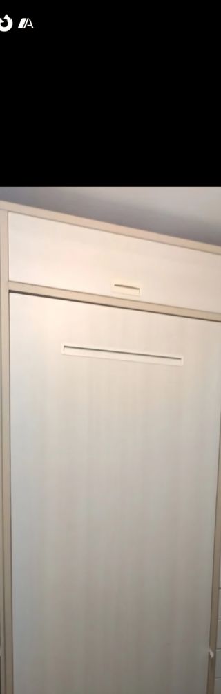 Cama abatible 90x2 beige claro