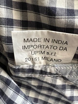 Camicia Project a quadri B/N
