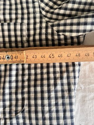 Camicia Project a quadri B/N