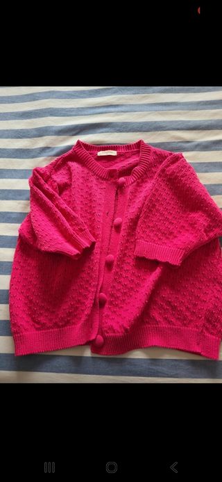 Chaleco rosa White & One