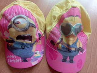 Confezione da 2 cappelli Minions per ragazze