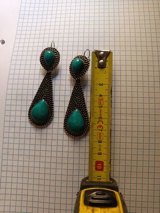 Pendientes turquesa  - Joyas