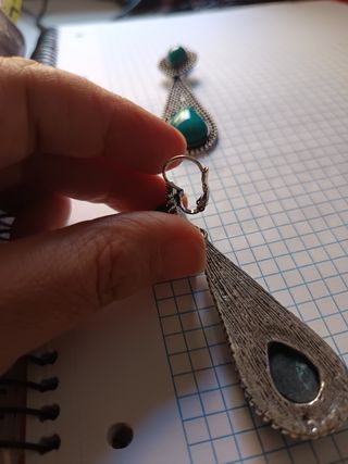 Pendientes turquesa  - Joyas
