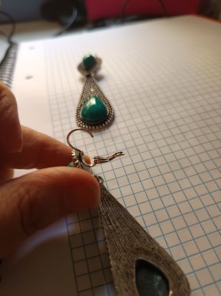 Pendientes turquesa  - Joyas