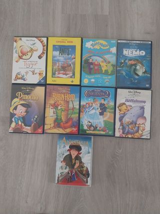 Películas Disney DVD infantiles