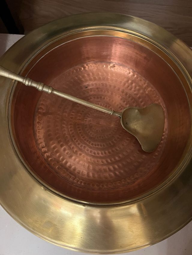 Braciere in rame e ottone