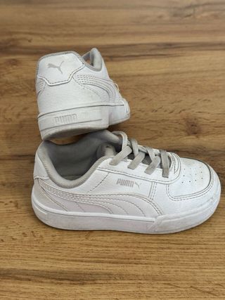 Puma Bambino - Scarpe bianche, 24