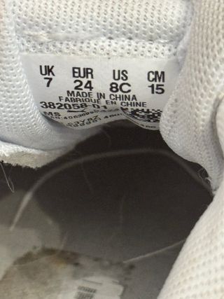 Puma Bambino - Scarpe bianche, 24