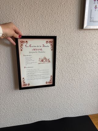 Cuadro receta Gazpacho Andaluz