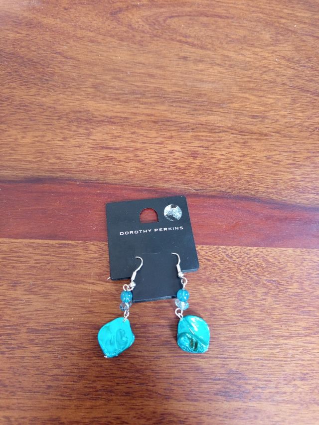 Pendientes Dorothy Perkins turquesa