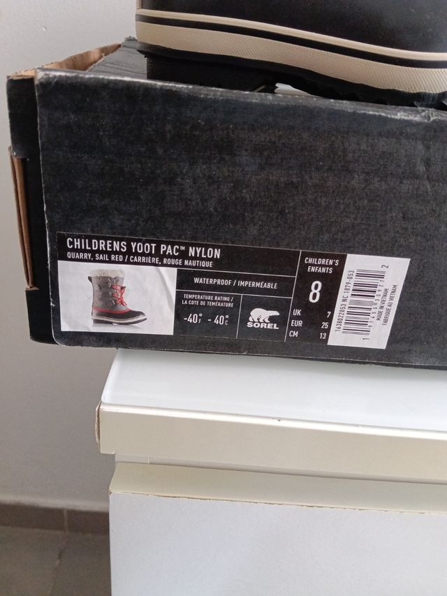 Botas Sorel Yoot Pac Nylon 8 número 25