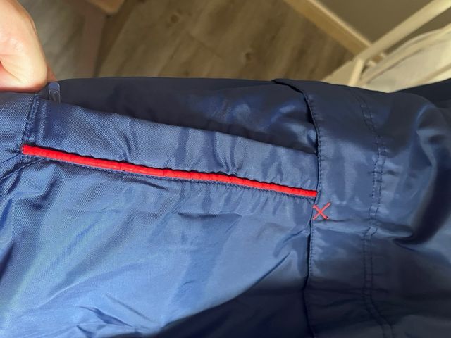 Chaquetón/ parca  Nike azul y roja