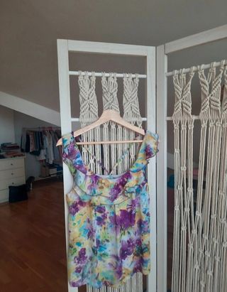Blusa estampada con flores de Pilar Prieto