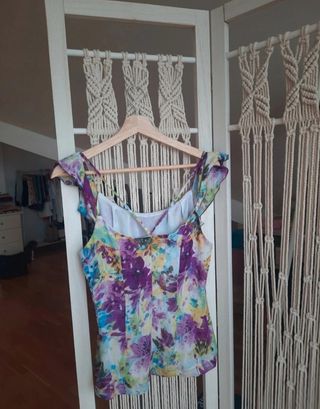 Blusa estampada con flores de Pilar Prieto