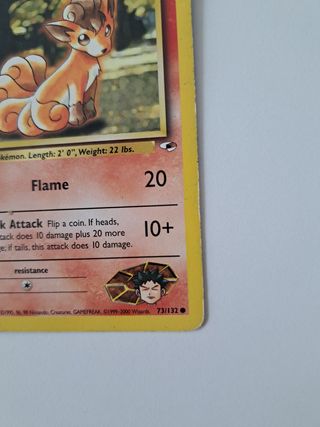 Brock's Vulpix - Carta Pokémon 73/132