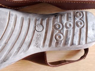 Sandalias Piel Marrón