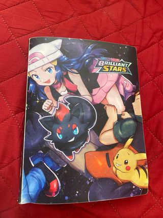 Álbum con cartas Pokemon Brillantes