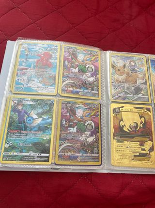 Álbum con cartas Pokemon Brillantes