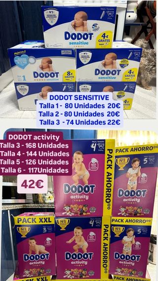 Pañales Dodot Sensitive & Activity