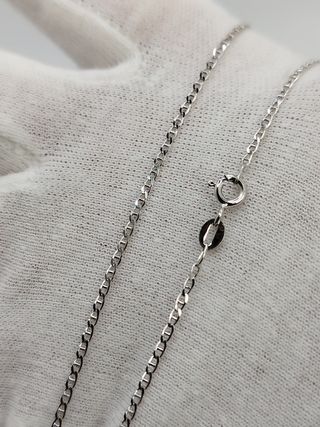 Cadena ORO BLANCO 18 KT