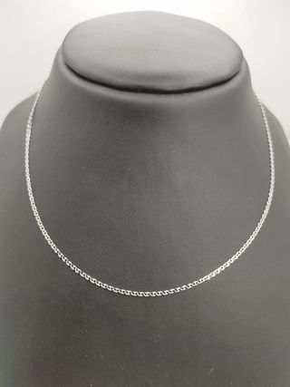 Cadena ORO BLANCO 18 KT
