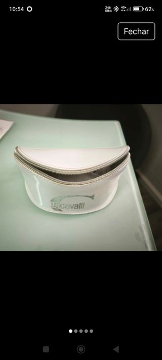 Caixa box estojo óculos Roberto Cavalli 