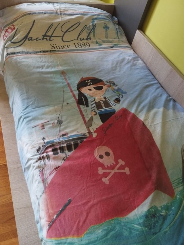 Funda nórdica infantil 90cm - Piratas