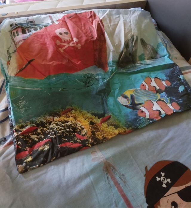 Funda nórdica infantil 90cm - Piratas