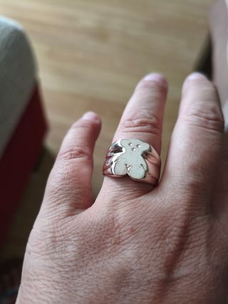 Anillo oso Tous plata