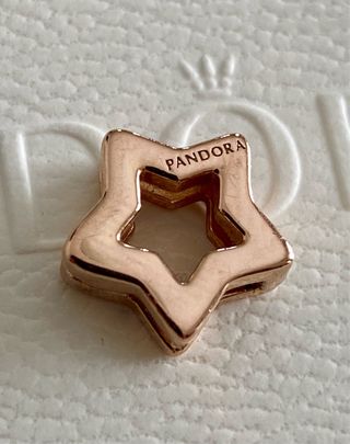 Charm Pandora ORIGINAL Estrella rosa REFLEXIONS