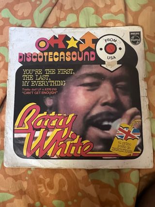 Singolo 45 giri Barry White - Disco Sound