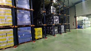 Estantería compacta para palets