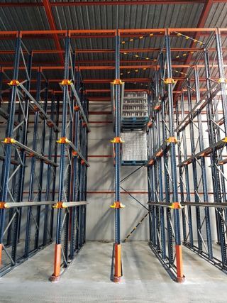 Estantería compacta para palets