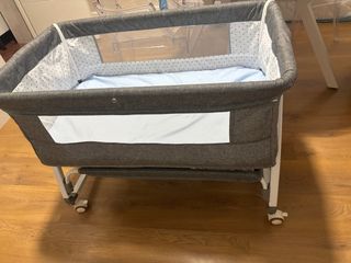 Minicuna bebé - gris
