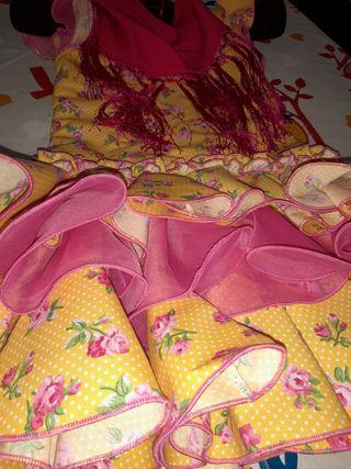 Vestidos de flamenca mujer  de niña talla 8