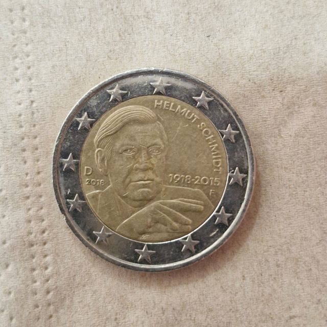 Moneda 2€ Alemania 2018 Helmut Schmidt