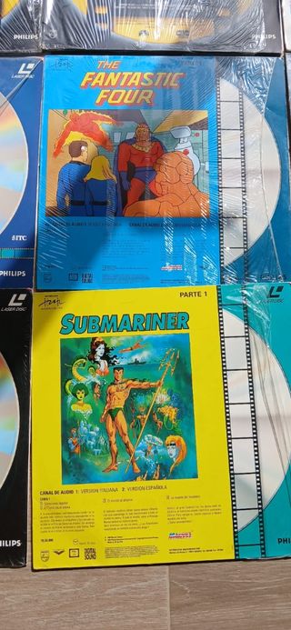 12 peliculas LaserDisc - desde 9 euros.