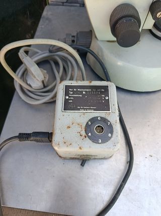 Microscopio Will Wetzlar antiguo