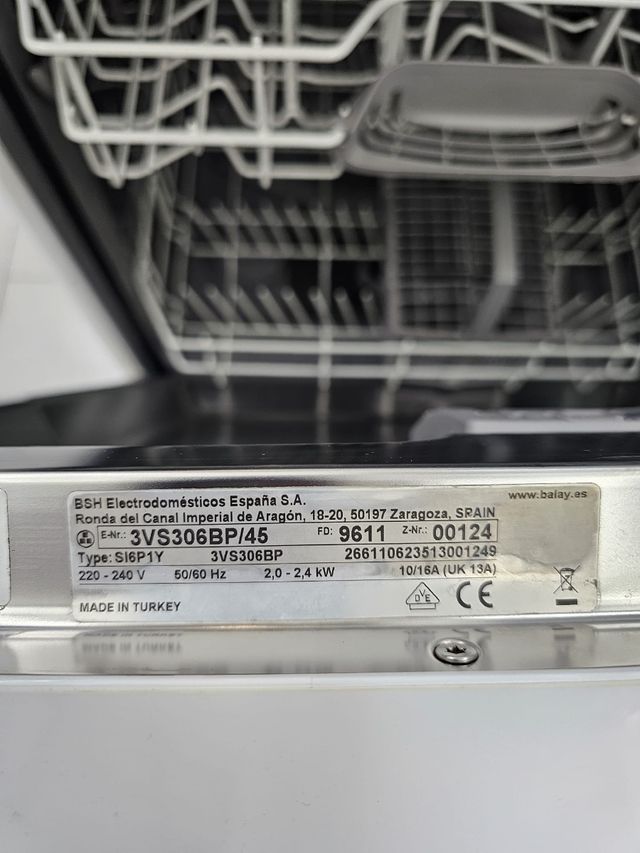 Lavavajillas Balay 60cm - Garantía y Transporte